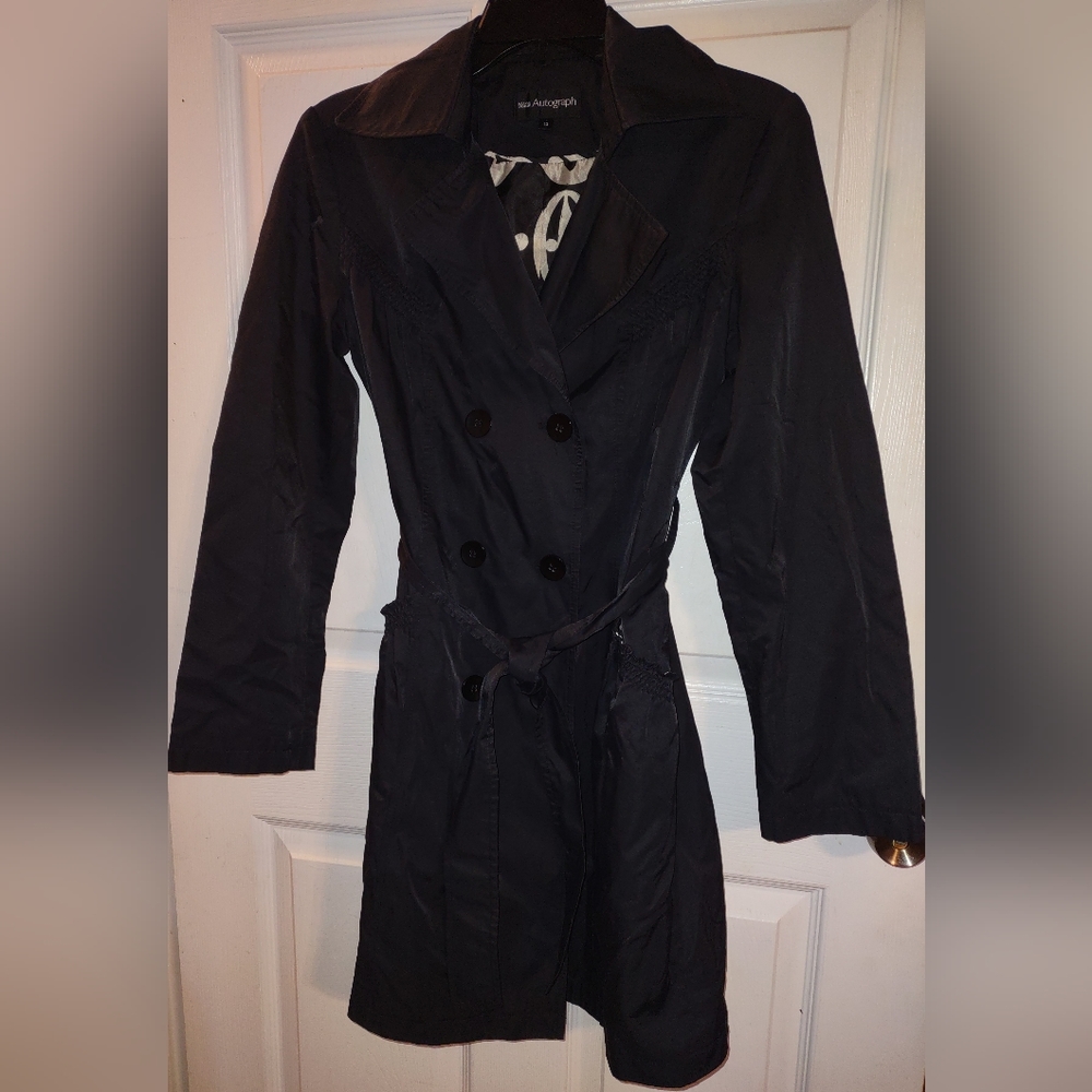 ♥️ Classic Trench Coat Size 10 Autograph Marks & Spencer